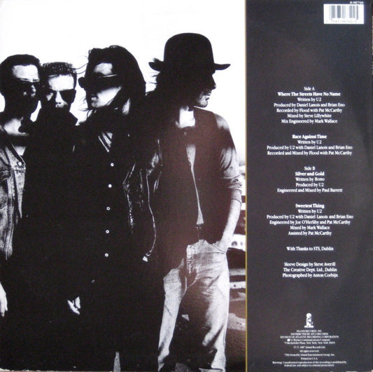 U2 : Where The Streets Have No Name (12", Spe)