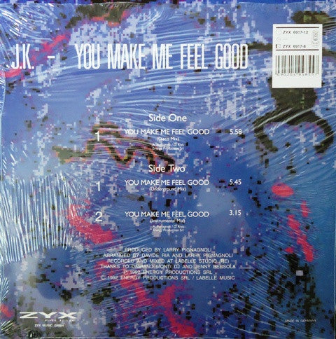 J.K. : You Make Me Feel Good (12")