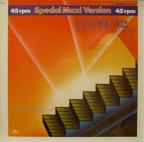 Level 42 : The Sun Goes Down (Living It Up) (12", Maxi)