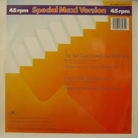 Level 42 : The Sun Goes Down (Living It Up) (12", Maxi)