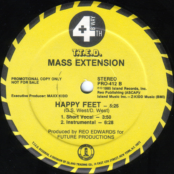 Mass Extension : Happy Feet (12", Promo)