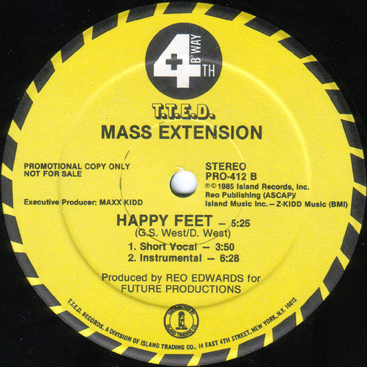Mass Extension : Happy Feet (12", Promo)
