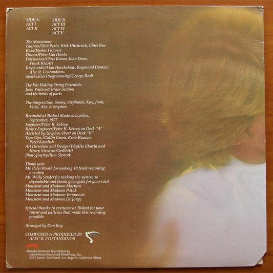 Alec R. Costandinos & The Syncophonic Orchestra : Romeo & Juliet (LP, Album)