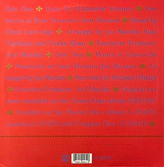 Chaka Khan : Tight Fit (12", Maxi)