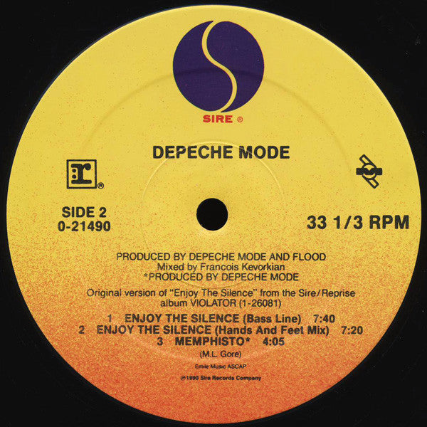 Depeche Mode : Enjoy The Silence (12", Maxi)