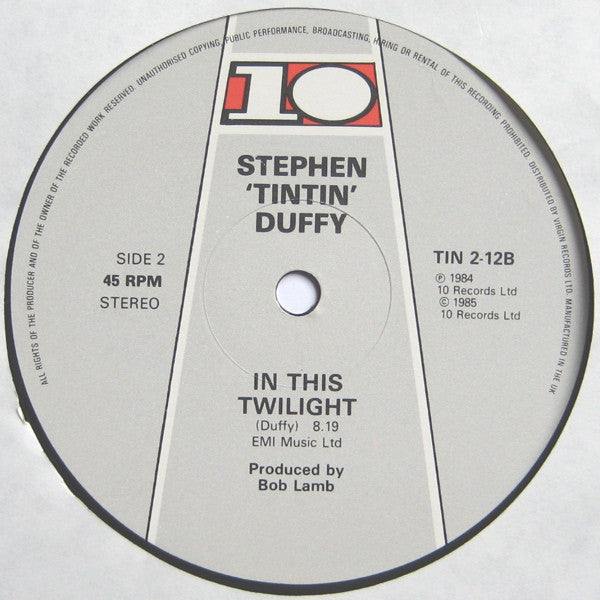 Stephen TinTin Duffy* : Kiss Me (12", Single)
