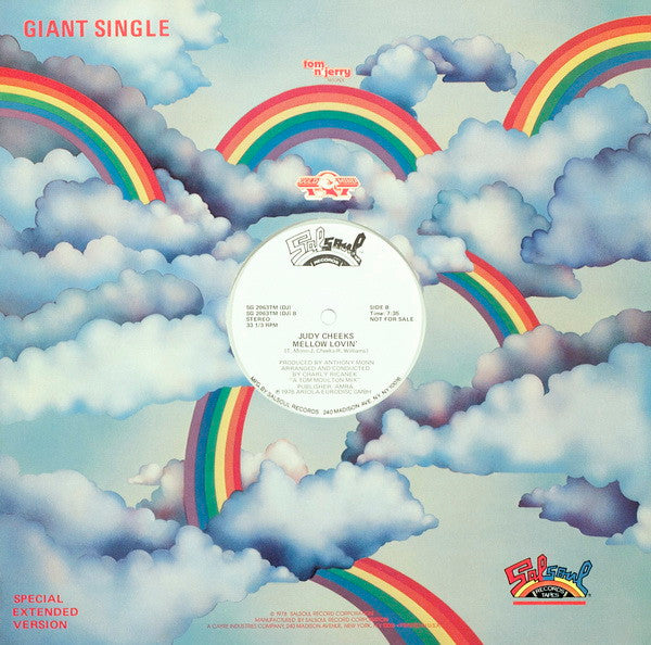 Judy Cheeks : Mellow Lovin' (12", Single, Promo)