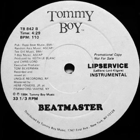 Beatmaster : Lipservice (12", Promo)