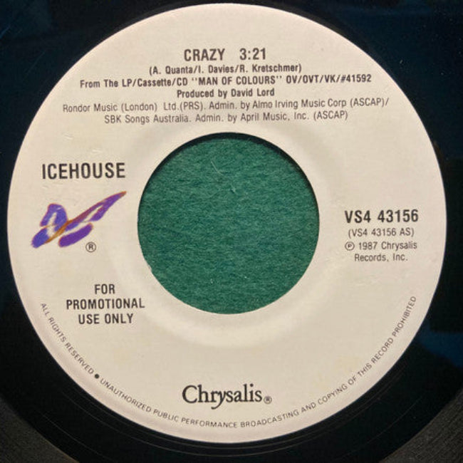 Icehouse : Crazy (7", Promo)