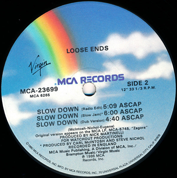 Loose Ends : Slow Down (12")