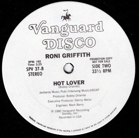 Roni Griffith : Mondo Man (12", Promo)