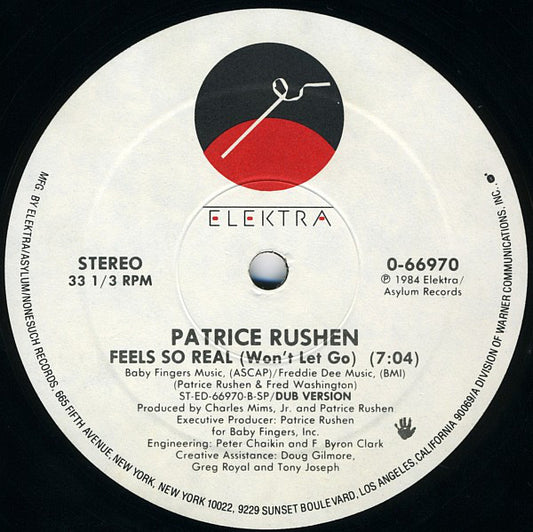 Patrice Rushen : Feels So Real (Won't Let Go) (12")