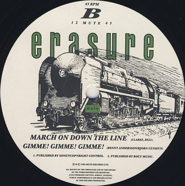 Erasure : Oh L'Amour (12", Single)