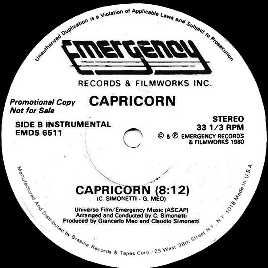 Capricorn (3) : Capricorn (12", Promo)