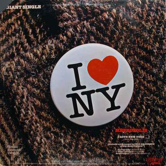 Metropolis (5) : I Love New York (12", Promo)