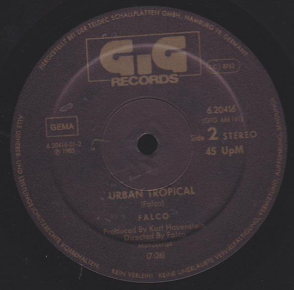 Falco : Rock Me Amadeus (12", Maxi)