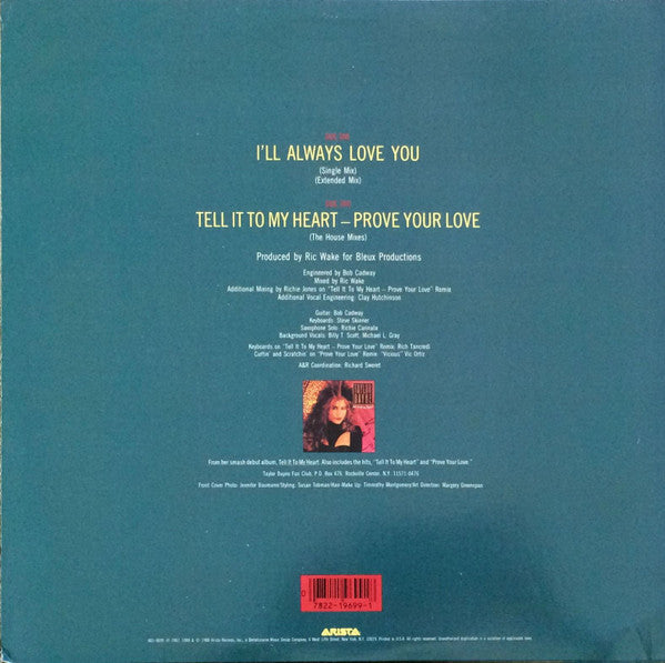 Taylor Dayne : I'll Always Love You (12")