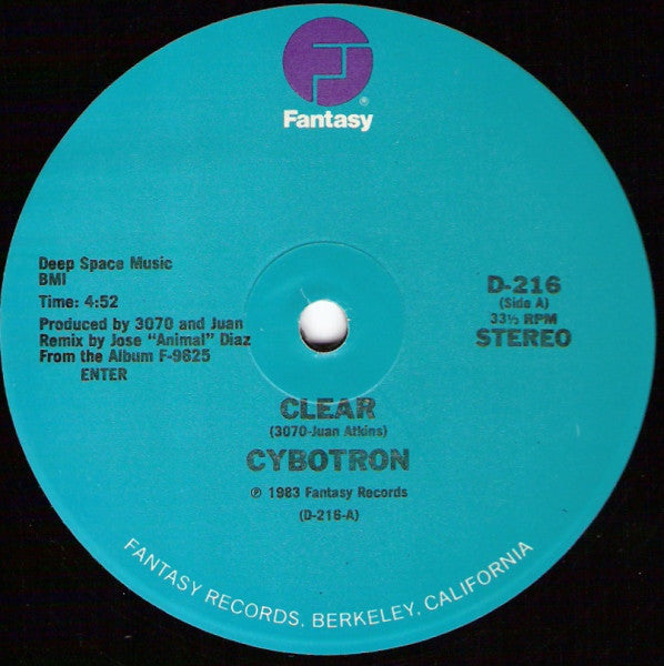 Cybotron : Clear (12", RE)