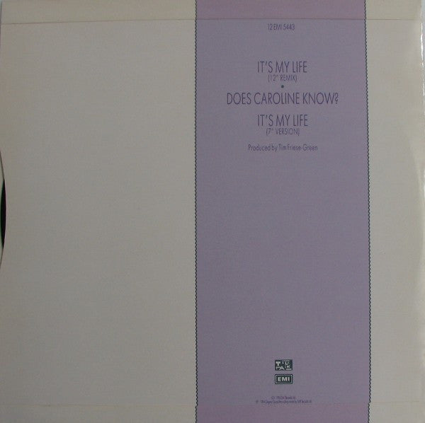 Talk Talk : It's My Life (12", Single)