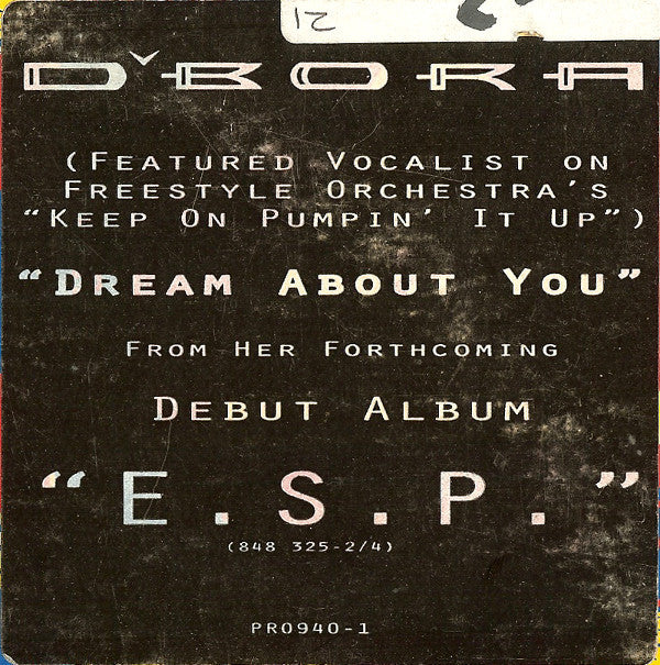 D'Bora : Dream About You (12", Promo)
