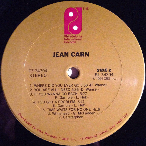 Jean Carn : Jean Carn (LP, Album, Pit)