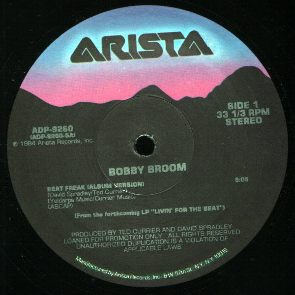 Bobby Broom : Beat Freak (12", Promo)
