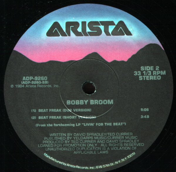 Bobby Broom : Beat Freak (12", Promo)