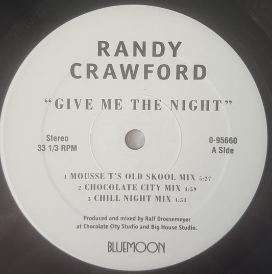 Randy Crawford : Give Me The Night (12")
