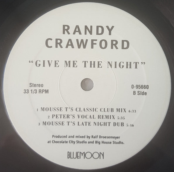 Randy Crawford : Give Me The Night (12")