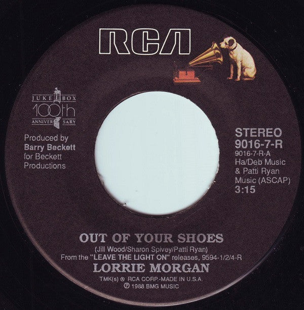 Lorrie Morgan : Out Of Your Shoes (7")