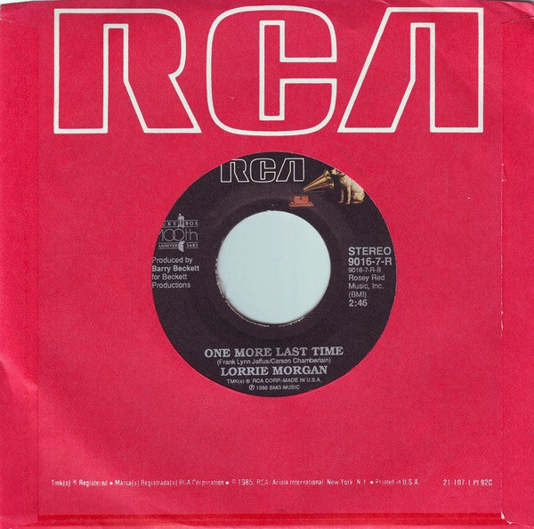 Lorrie Morgan : Out Of Your Shoes (7")
