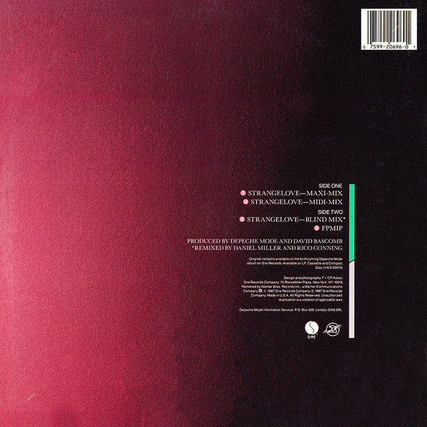 Depeche Mode : Strangelove (12", Maxi)
