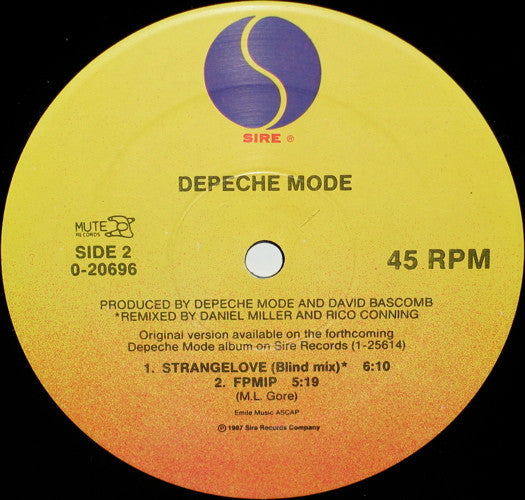 Depeche Mode : Strangelove (12", Maxi)