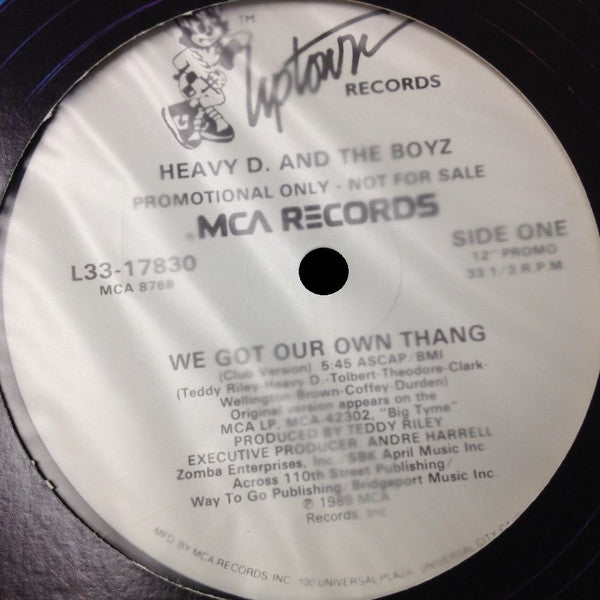 Heavy D. & The Boyz : We Got Our Own Thang (12", Promo)