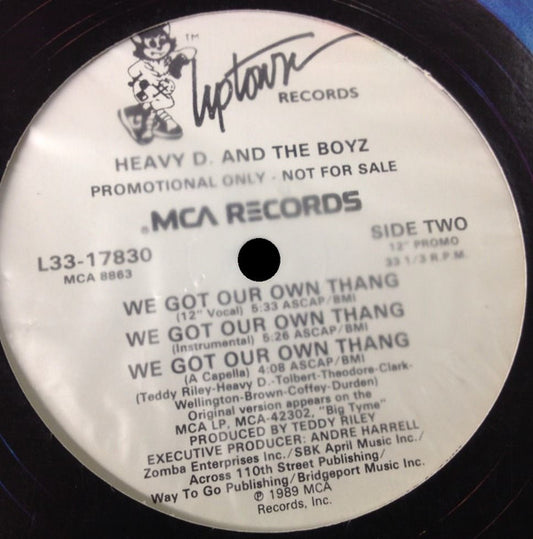 Heavy D. & The Boyz : We Got Our Own Thang (12", Promo)