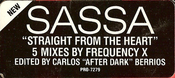 Sassa : Straight From The Heart (12")