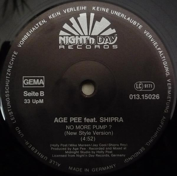 Age Pee feat. Shipra : No Hip Hop (Remix Version) (12")