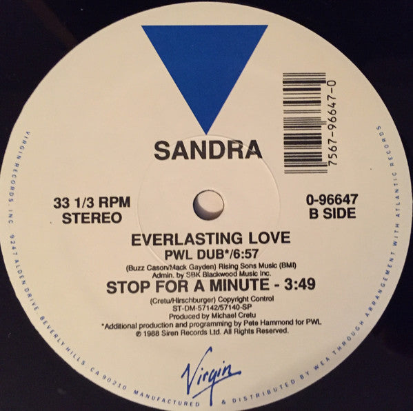 Sandra : Everlasting Love (12", Maxi)