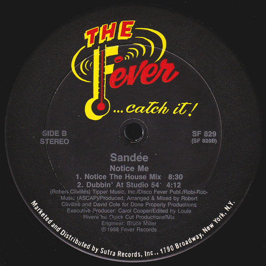 Sandee : Notice Me (12")
