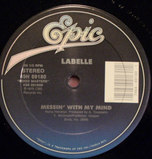 LaBelle : Lady Marmalade / Messin' With My Mind (12")