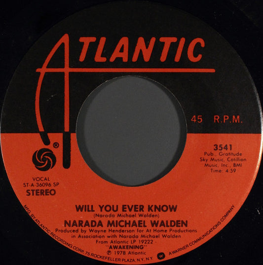 Narada Michael Walden : I Don't Want Nobody Else (To Dance With You) (7", Single, Spe)