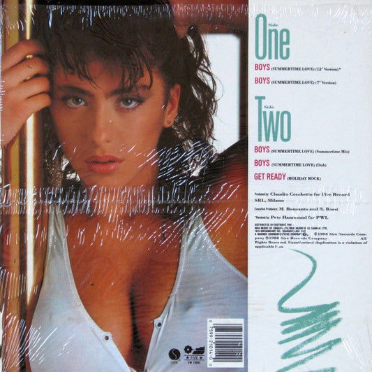 Sabrina : Boys (Summertime Love) (12", Maxi)