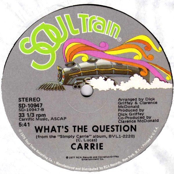 Carrie Lucas : I Gotta Keep Dancin' (12")