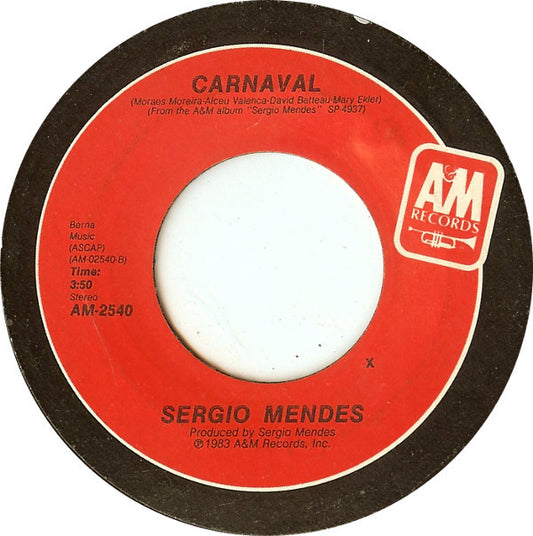 Sergio Mendes* : Never Gonna Let You Go (7", Single, Styrene, Pit)