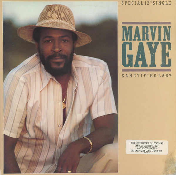 Marvin Gaye : Sanctified Lady (12", Single, Pit)