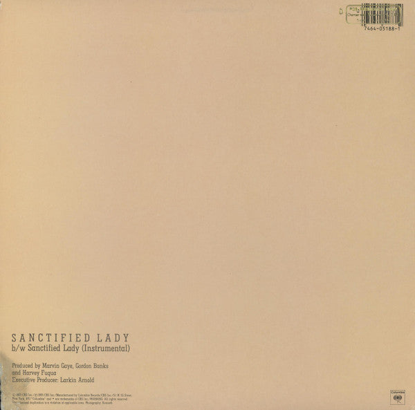 Marvin Gaye : Sanctified Lady (12", Single, Pit)