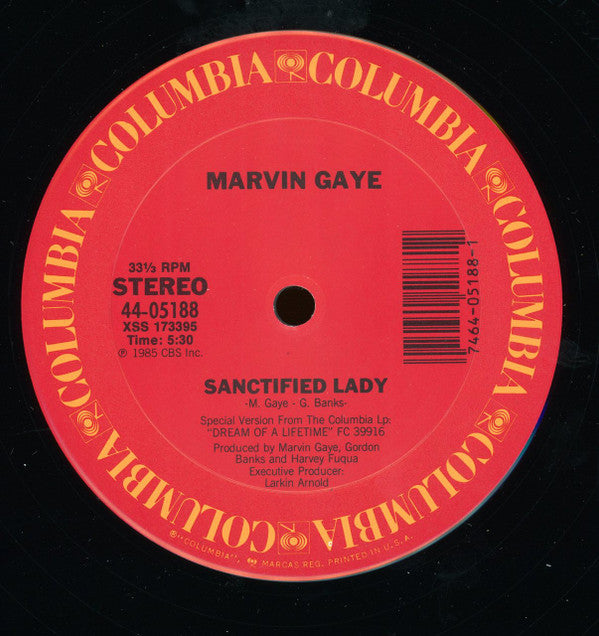 Marvin Gaye : Sanctified Lady (12", Single, Pit)