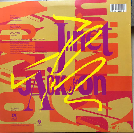 Janet Jackson : Control (12", Single)