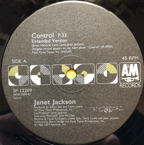 Janet Jackson : Control (12", Single)