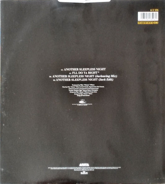 Mike "Hitman" Wilson Featuring Shawn Christopher : Another Sleepless Night (12", Single)